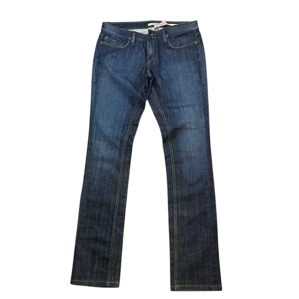 UO Silence + Noise Women’s Dark Wash Straight Leg Jeans Size 29” Tall